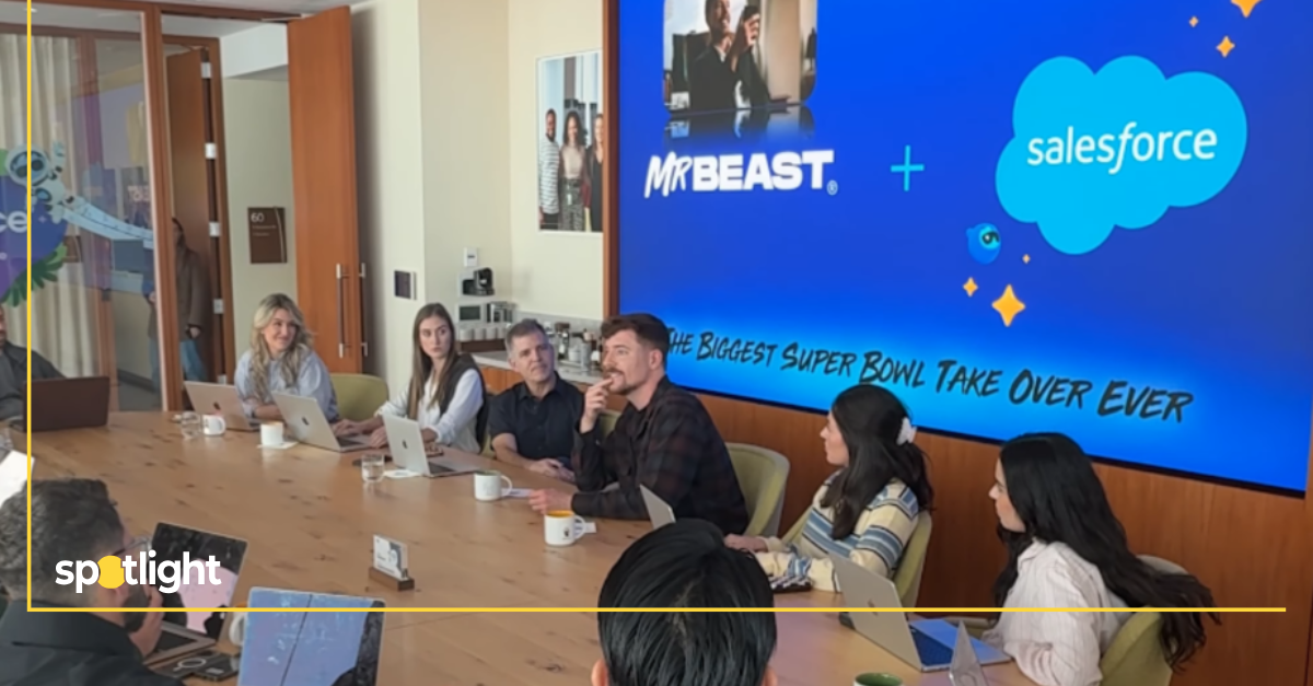 Salesforce Brings MrBeast Into the Super Bowl Spotlight
